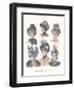 La Mode Illustree, Chapeaux I-null-Framed Art Print