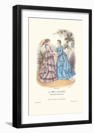 La Mode Illustree-null-Framed Art Print