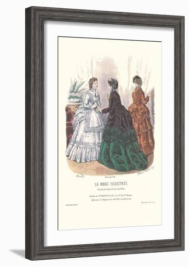 La Mode Illustree-null-Framed Art Print