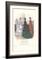 La Mode Illustree-null-Framed Art Print