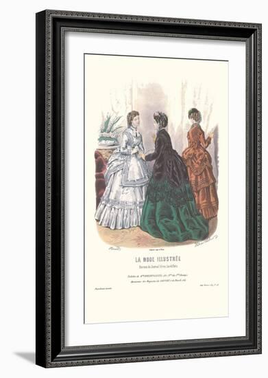 La Mode Illustree-null-Framed Art Print