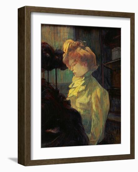 La Modiste, 1900-Henri de Toulouse-Lautrec-Framed Giclee Print