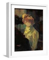 La Modiste, 1900-Henri de Toulouse-Lautrec-Framed Giclee Print