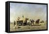 La moisson-Jules Veyrassat-Framed Stretched Canvas