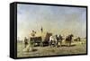 La moisson-Jules Veyrassat-Framed Stretched Canvas