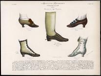 Selection of Victorian Shoes and Boots for Men and Women-La Moniteur-Art Print