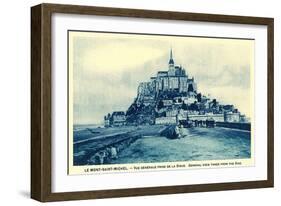 La Mont Saint Michel-null-Framed Art Print