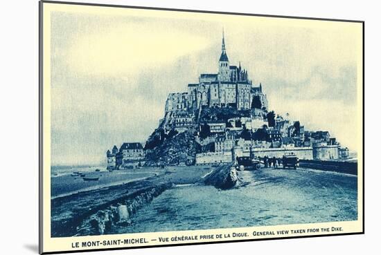 La Mont Saint Michel-null-Mounted Art Print