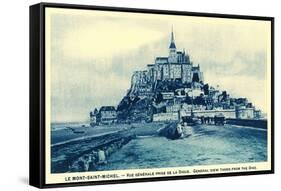 La Mont Saint Michel-null-Framed Stretched Canvas