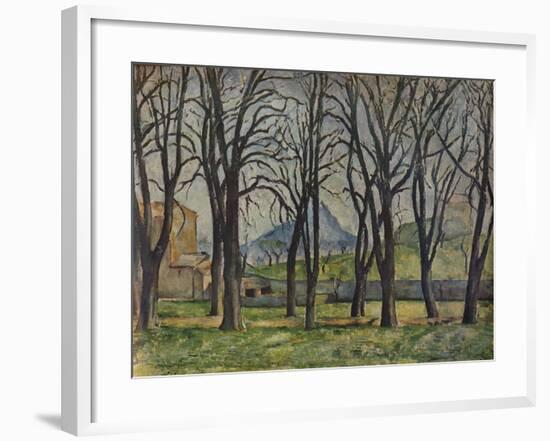 'La Montagne Sainte-Victoire', 1935-Paul Cezanne-Framed Giclee Print