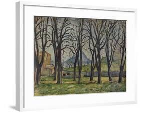 'La Montagne Sainte-Victoire', 1935-Paul Cezanne-Framed Giclee Print