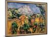 La Montagne Sainte Victoire Painting by Paul Cezanne (1839-1906) 1897 Sun. 0.54 X 0.81 M. Baltimore-Paul Cezanne-Mounted Giclee Print