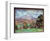 La Montagne Sainte Victoire Painting by Paul Cezanne (1839-1906) 19Th Century Geneve, Museum of Art-Paul Cezanne-Framed Giclee Print