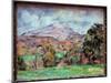 La Montagne Sainte Victoire Painting by Paul Cezanne (1839-1906) 19Th Century Geneve, Museum of Art-Paul Cezanne-Mounted Giclee Print