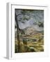 La montagne Sainte Victoire-Paul Cézanne-Framed Giclee Print