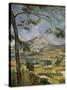 La montagne Sainte Victoire-Paul Cézanne-Stretched Canvas