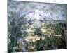 La montagne Sainte-Victoire-Paul Cézanne-Mounted Giclee Print