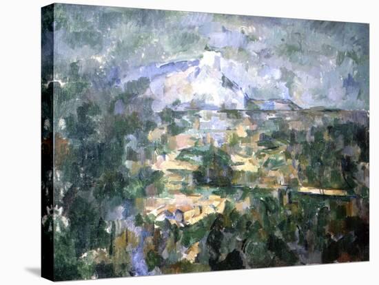 La montagne Sainte-Victoire-Paul Cézanne-Stretched Canvas