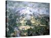 La montagne Sainte-Victoire-Paul Cézanne-Stretched Canvas