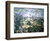 La montagne Sainte-Victoire-Paul Cézanne-Framed Giclee Print