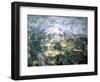 La montagne Sainte-Victoire-Paul Cézanne-Framed Giclee Print