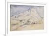 La montagne Sainte Victoire-Paul Cézanne-Framed Giclee Print