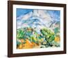 La Montagne St. Victoire-Paul Cézanne-Framed Art Print