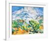 La Montagne St. Victoire-Paul Cézanne-Framed Art Print