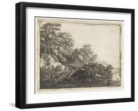 La montagne verte-Simon de Vlieger-Framed Giclee Print