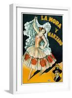 La Mora Y Manzano Theater-Lantern Press-Framed Art Print