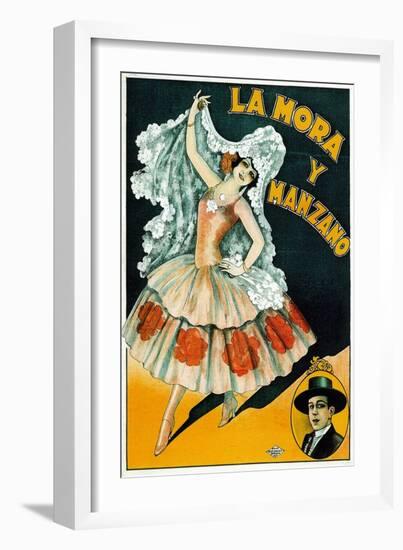 La Mora Y Manzano Theater-Lantern Press-Framed Art Print