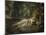 La mort d'Ophélie (Shakespeare, Hamlet)-Eugene Delacroix-Mounted Giclee Print