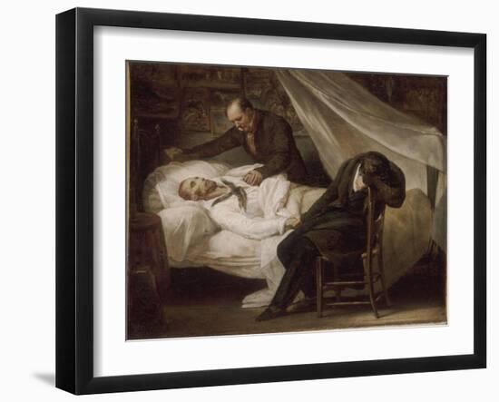 La Mort de Géricault-Ary Scheffer-Framed Giclee Print