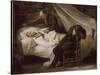 La Mort de Géricault-Ary Scheffer-Stretched Canvas