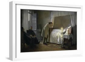 La Mort de Madame Bovary-Albert-Auguste Fourie-Framed Giclee Print