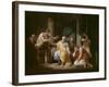 La mort de Socrate-François Louis Joseph Watteau-Framed Giclee Print