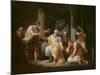 La mort de Socrate-François Louis Joseph Watteau-Mounted Giclee Print