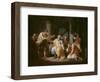 La mort de Socrate-François Louis Joseph Watteau-Framed Premium Giclee Print