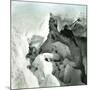 La Mortine Cave, at the Summit of the Buet (Savoy)-Leon, Levy et Fils-Mounted Photographic Print