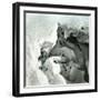 La Mortine Cave, at the Summit of the Buet (Savoy)-Leon, Levy et Fils-Framed Photographic Print