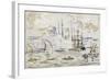 La Mosquée de Soliman à Constantinople-Paul Signac-Framed Giclee Print