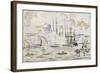 La Mosquée de Soliman à Constantinople-Paul Signac-Framed Giclee Print