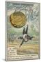 La Mountain Falling from His Balloon, Iona, Usa, 1874-null-Mounted Giclee Print