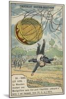 La Mountain Falling from His Balloon, Iona, Usa, 1874-null-Mounted Giclee Print