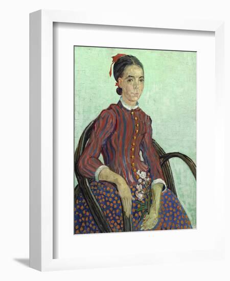 La Mousme, 1888-Vincent van Gogh-Framed Art Print