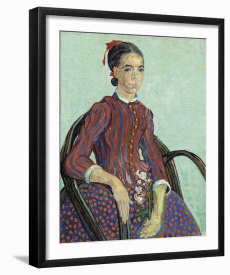 La Mousme-Vincent Van Gogh-Framed Giclee Print