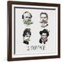 La Moustache I-Clara Wells-Framed Giclee Print