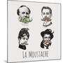 La Moustache I-Clara Wells-Mounted Giclee Print