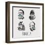 La Moustache II-Clara Wells-Framed Art Print