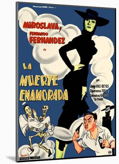 La Muerte Enamorada-null-Mounted Poster